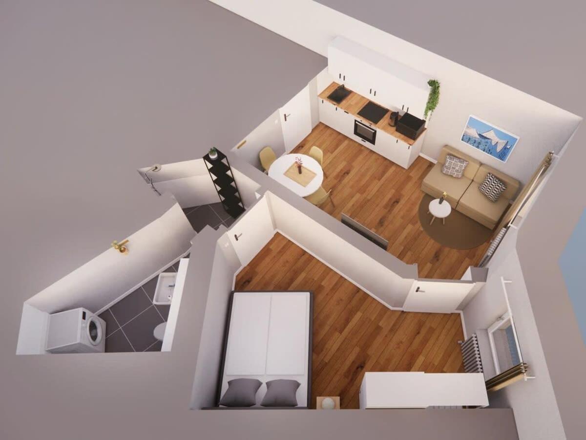 Hamburg City Apartment For 4 Екстер'єр фото